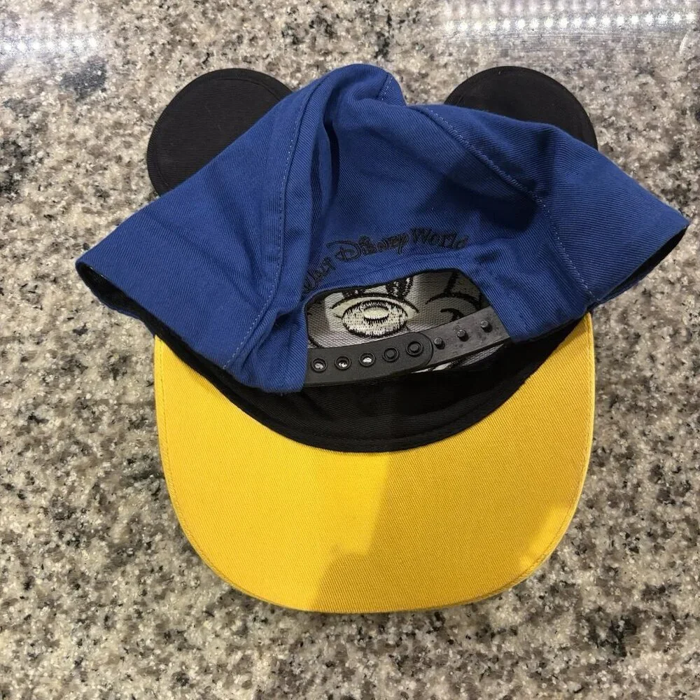 VTG Disney Mickey Mouse Kids Hat Cap Walt Disney World Resort Vacation Parks